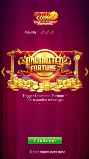 Joker Coins Unlimited Fortune Captura de tela do jogo 1 Joker Coins Unlimited Fortune Captura de tela do jogo 1