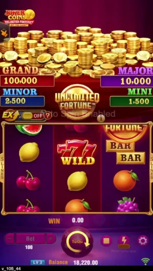 Joker Coins Unlimited Fortune Captura de tela do jogo 3 Joker Coins Unlimited Fortune Captura de tela do jogo 3